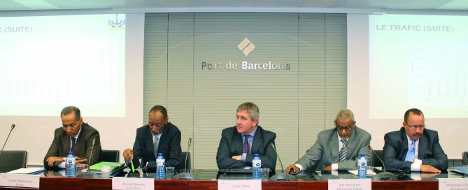 Presentación puerto Barcelona