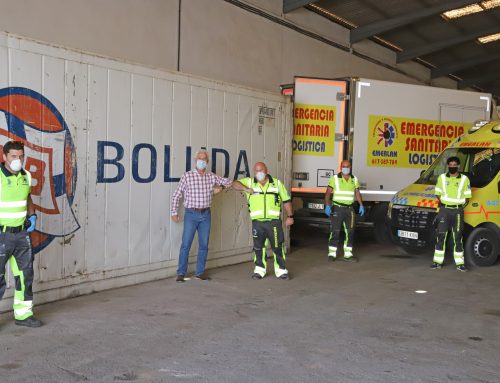Boluda Lines donne un conteneur frigorifique au service des urgences de Lanzarote pour la conservation de denrées périssables
