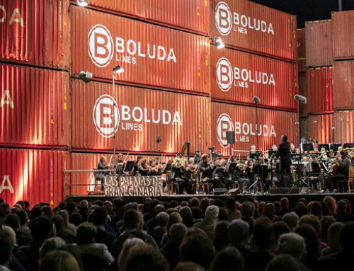 Boluda Corporación Marítima is once again sponsoring the Symphonic Concert at its container terminal in the port of Las Palmas, suspended due to the pandemic for the last two years