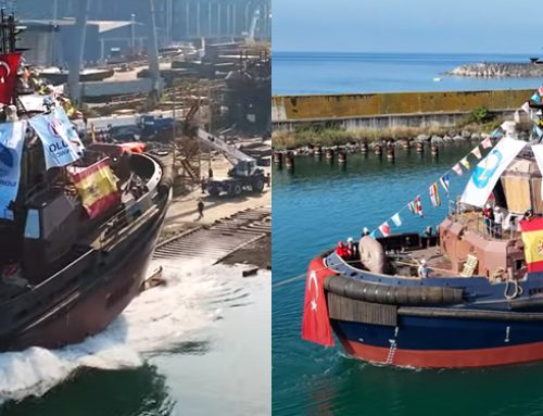 Boluda and Med Marine mark a new milestone with the launch of the latest generation of the VB AHMOSE port tugboat